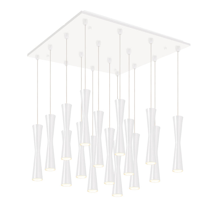 Robson 19-in White 16-light Multi Pendant | MP42502WH-16