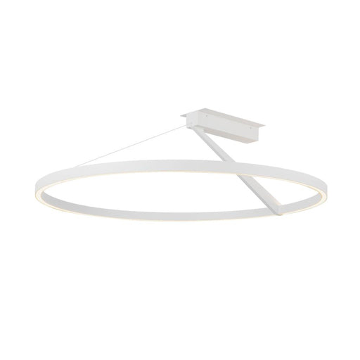 Kuzco Lighting Inc Roda 31-in White LED Semi-Flush Mount