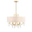 Crystorama Rollins 6 Light Antique Gold Chandelier