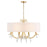 Crystorama Rollins 8 Light Antique Gold Chandelier