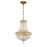 Roslyn 12'' Aged Brass Chandelier | ROS-A1006-AG-CL-MWP