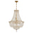 Roslyn 22'' Aged Brass Chandelier | ROS-A1009-AG-CL-MWP