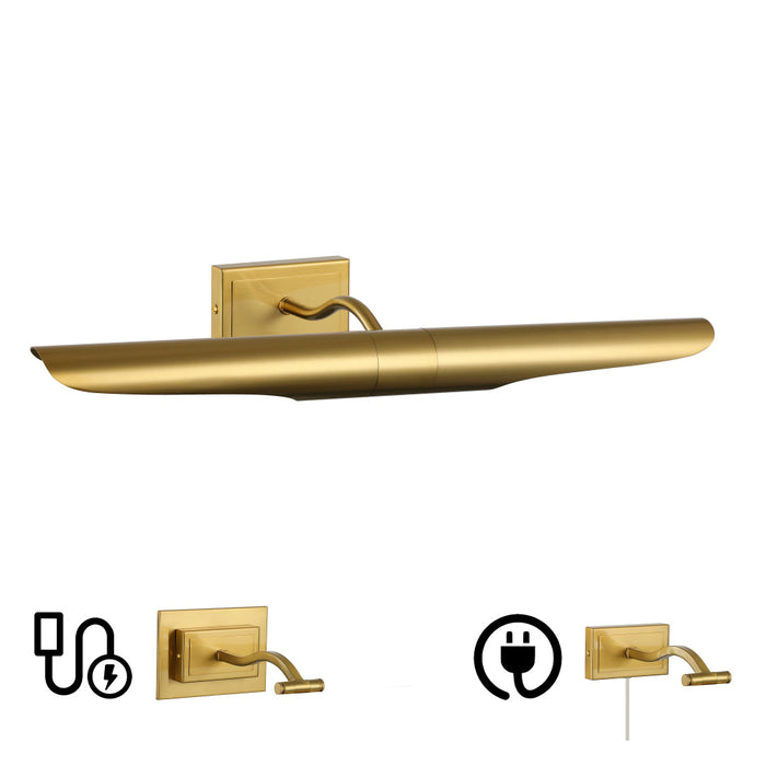 2 Light Aged Brass Picture Light | RSN-222PIC-AGB