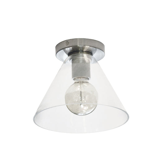 1lt Flush Mount, Sc W/ Clear Glass | RSW-91FH-SC-CLR