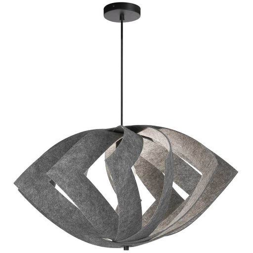 1lt Incandescent Pendant, Mb W/ Gry Shade | RTM-301P-MB-500