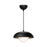 Rubio 11-in Matte Black/opal Matte Glass 1 Light Pendant | PD522011MBOP