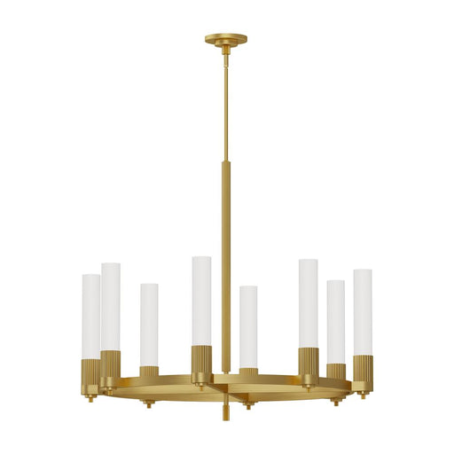 Alora Rue 38-in Brushed Gold 8 Lights Chandeliers