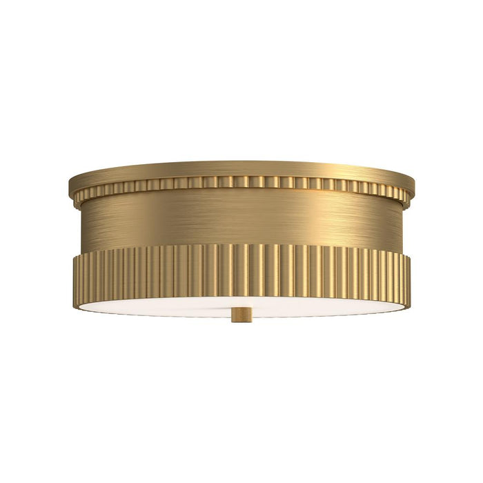 Alora Rue 14-in Brushed Gold 3 Lights Flush Mount