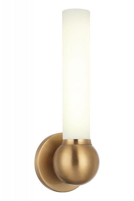 Matteo 1 LT 15.1"H "PIERCE" AGED GOLD WALL Sconce