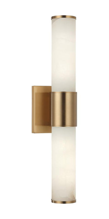 Matteo 2 LT 18"H "LONDON" AGED GOLD WALL Sconce E26 LED 10W