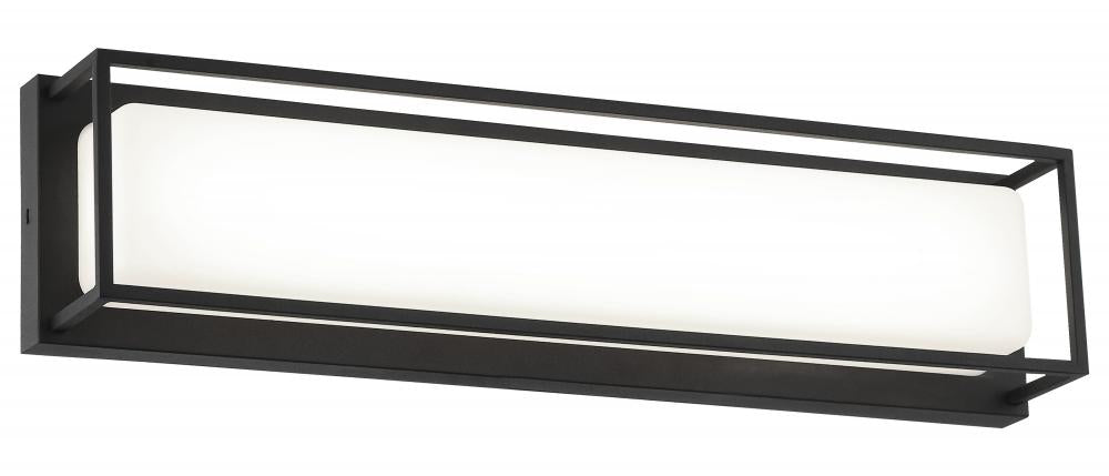 Matteo 1 LT 18"W "THORNSTONE" MATTE BLACK WALL Sconce