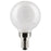 3000K  G16.5 Globe White Candelabra LED Bulb - Pack of Six
