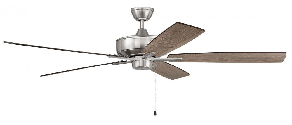 Craftmade 60" Super Pro Fan with Blades in Brushed Polished Nickel