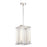 Alora Sabre 11-in Polished Nickel/Ribbed Glass LED Pendant