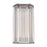 Alora Sabre 16-in Polished Nickel/Ribbed Glass LED Wall/Vanity