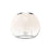 Samar 8-in Chrome/opal Glass 1 Light Flush Mount | FM57508-CH/OP