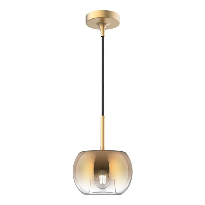 Samar 8-in Brushed Gold/copper 1 Light Pendant | PD57508-BG/CP