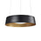 Sampson 16-in Black Led Pendant | 401207BK-LED