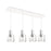 Samson 28-in White/clear Glass 4-light Multi Pendant | MP12506WHCL-04