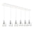 Samson 42-in White/clear Glass 6-light Multi Pendant | MP12506WHCL-06
