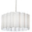 4 Light  Sandra Pendant, Jtone White, Polished Chrome | SAN244-PC-790