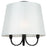 Rhythm 3 Light Semi- Flush Mount Black | SC13334BK