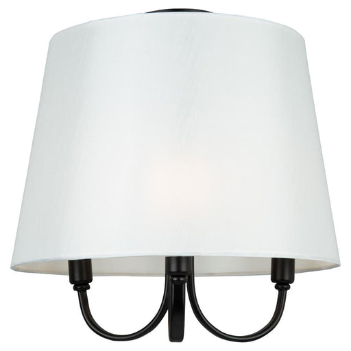 Rhythm 3 Light Semi- Flush Mount Black | SC13334BK