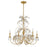 Sadie 6 Light Antique Gold Chandelier | SDE-4926-GA