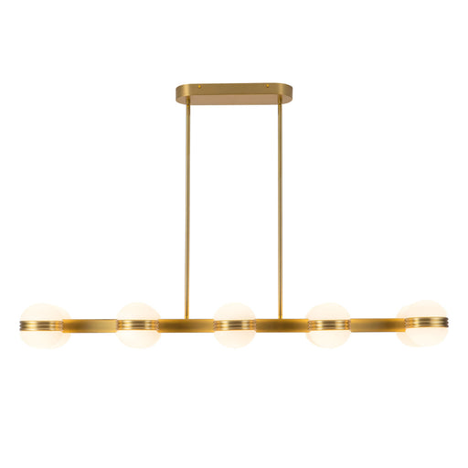 Selene 4-ft Gold Dimmable Led Linear Pendant | LP38148-BG