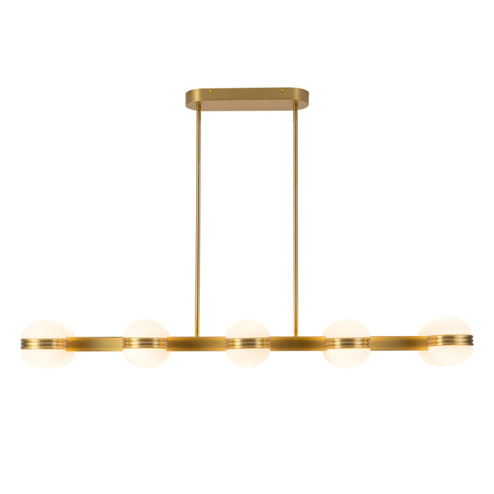 Selene 4-ft Gold Dimmable Led Linear Pendant | LP38148-BG