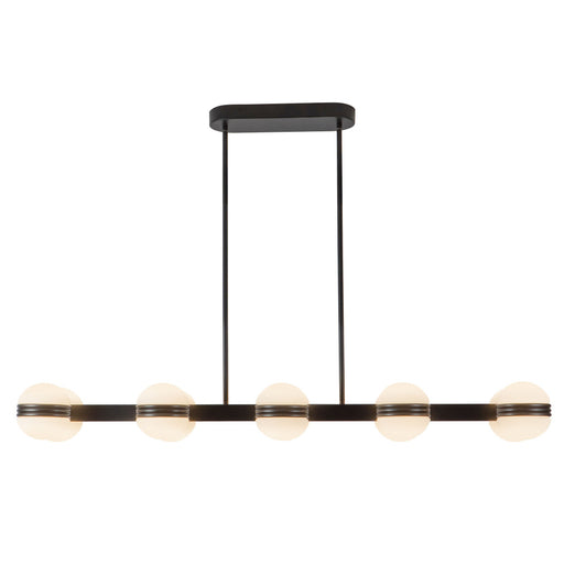 Selene 4-ft Black Dimmable Led Linear Pendant | LP38148-BK