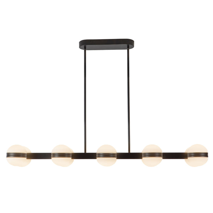 Selene 4-ft Black Dimmable Led Linear Pendant | LP38148-BK
