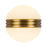 Selene 5-in Gold Dimmable Led Wall Sconce | WS38105-BG