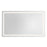 Seneca 32-in Sandblasted Merc Edge Led Vanity Mirror | VM30360-5CCT