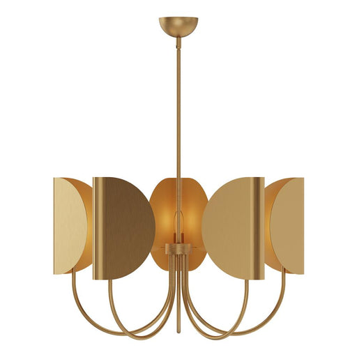 Seno 32-in Aged Gold 5 Lights Chandeliers | CH450732AG