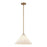 Serena 14-in Aged Brass/opal Glass 1 Light Pendant | PD451814AGOP