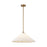 Serena 20-in Aged Brass/opal Glass 1 Light Pendant | PD451820AGOP
