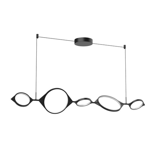 Serif 57-in Black Led Linear Pendant | LP84457-BK-UNV