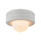 Harvey 12-in Antique White Socket Semi-flush Mount | SF426012AW