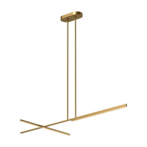 Shift 60-in Brushed Gold Led Linear Pendant | LP28760-BG