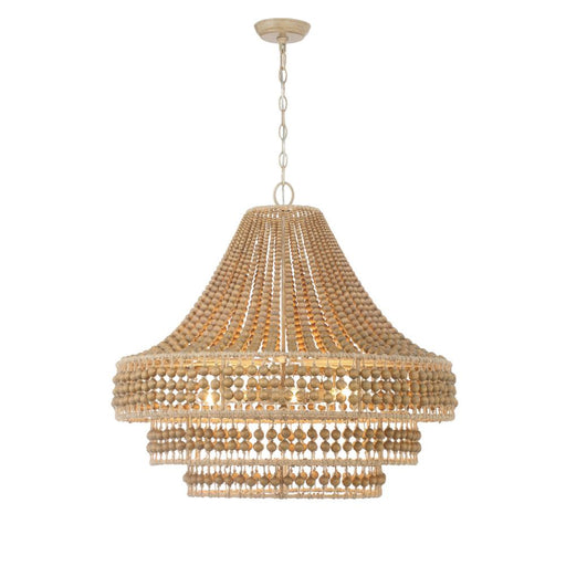 Crystorama Silas 8 Light Burnished Silver Chandelier