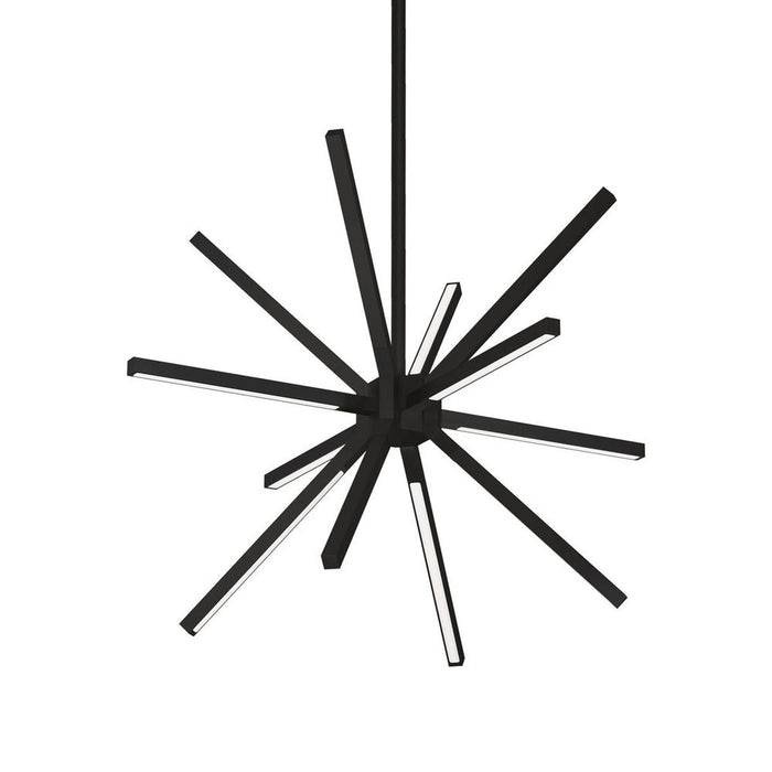 Sirius Minor 20-in Black Led Chandeliers | CH14220-BK
