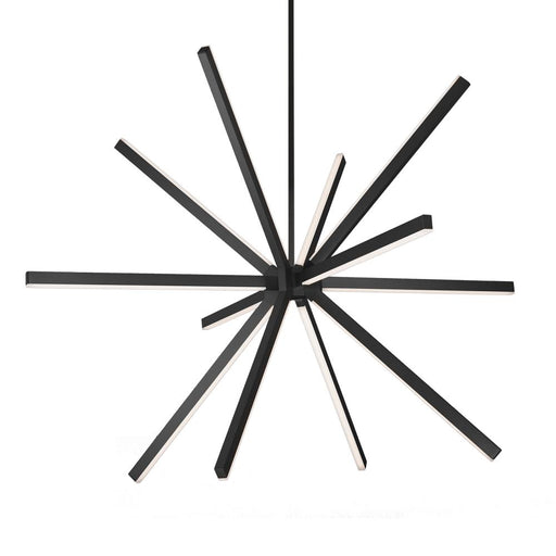 Sirius 56-in Black Led Chandeliers | CH14356-BK-UNV