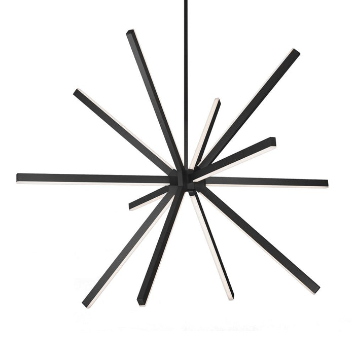 Sirius 56-in Black Led Chandeliers | CH14356-BK-UNV