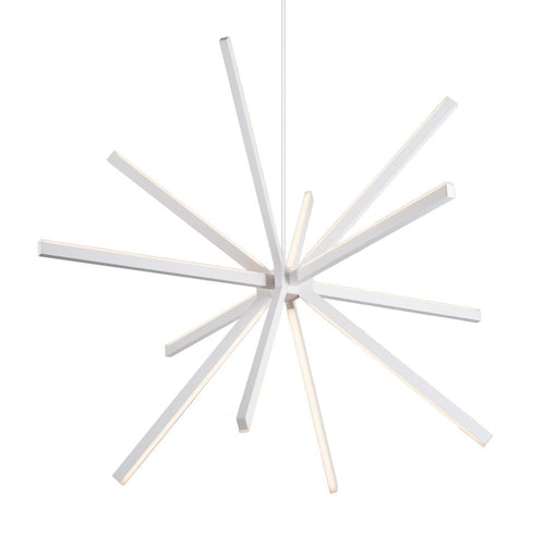Sirius 56-in White Led Chandeliers | CH14356-WH-UNV
