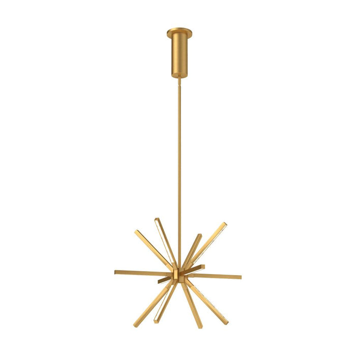 Kuzco Lighting Inc Sirius Minor 20-in Brushed Gold LED Chandeliers