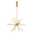 Kuzco Lighting Inc Sirius Minor 32-in Brushed Gold LED Chandeliers