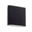Slate 6-in Black Led All Terior Wall | AT6506-BK-UNV