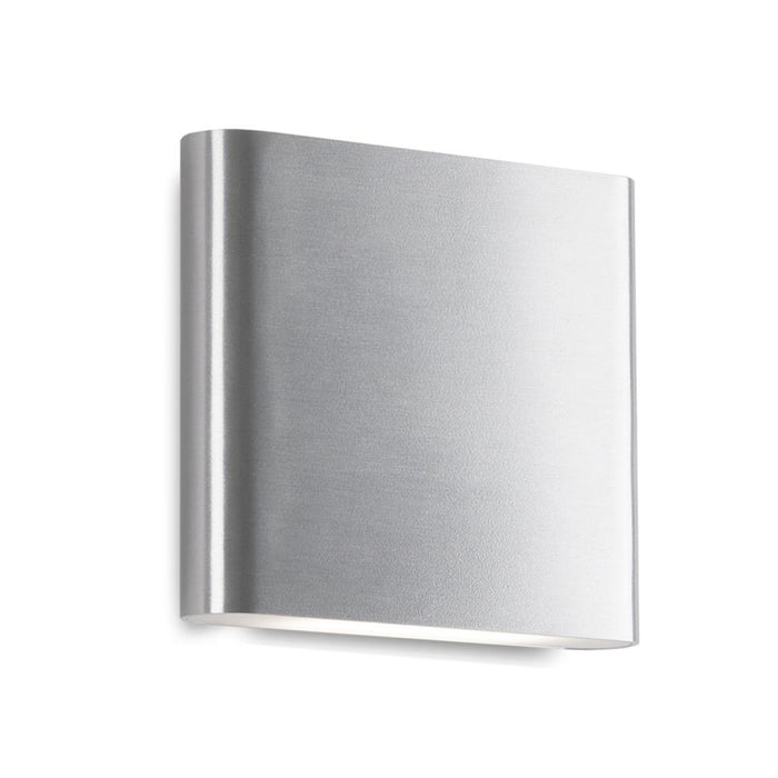 Kuzco Lighting Inc Slate 6-in Brushed Nickel LED All terior Wall