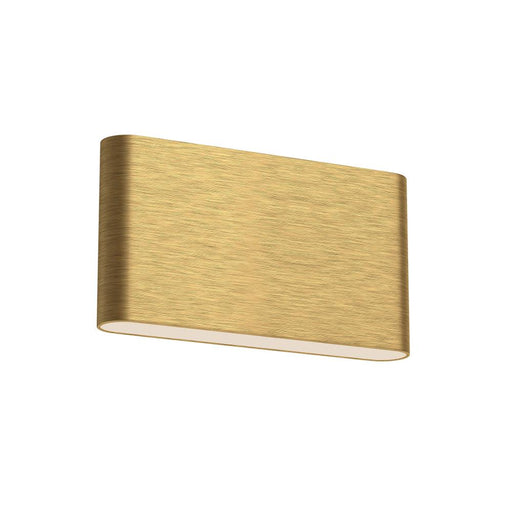Slate 10-in Brushed Gold Led Wall Sconce | AT6510-BG-UNV